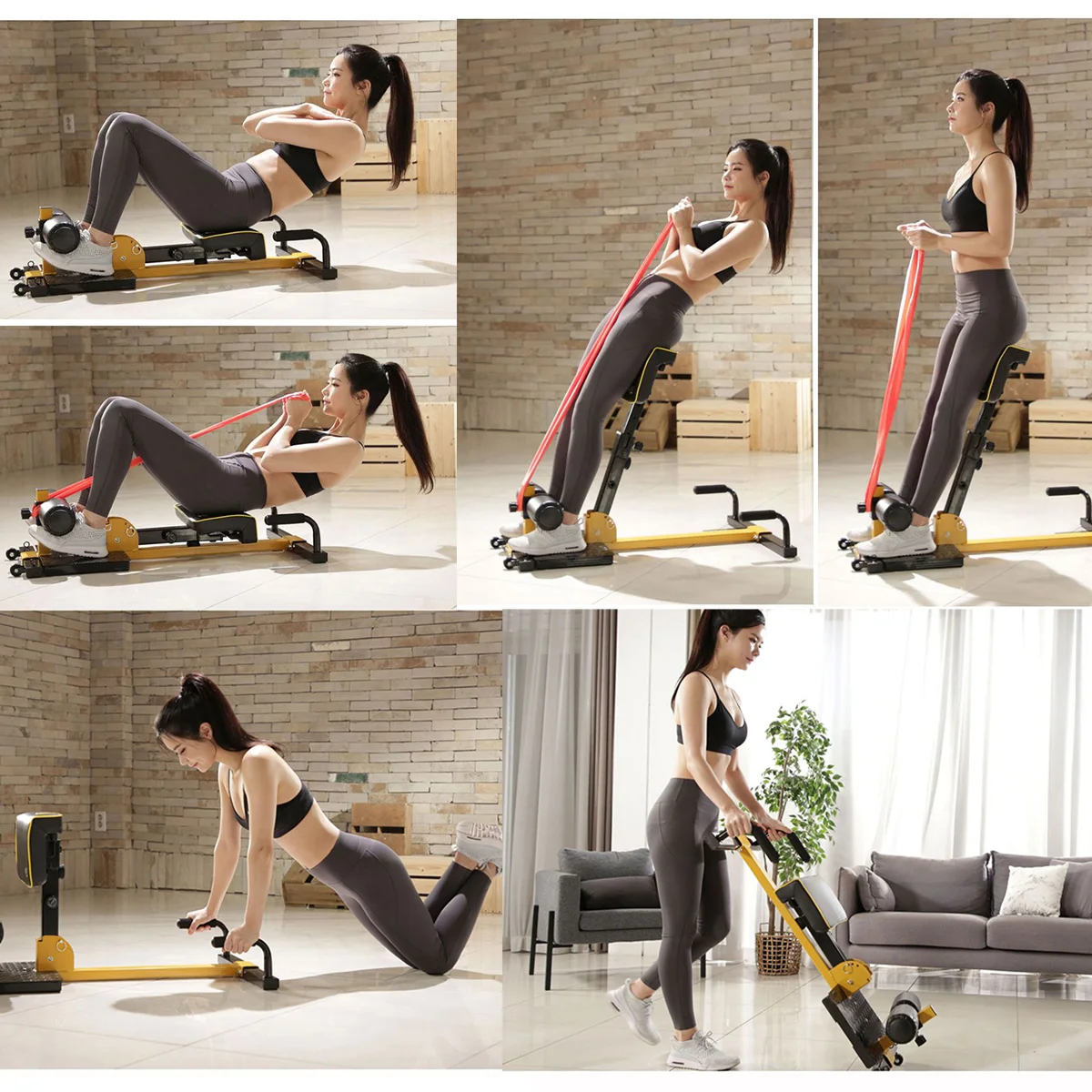 8-in-1 Multi functional Squat Machine Deep Sissy Squat Home Gym - Image 3