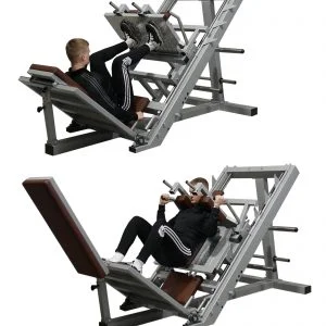 Hack Squat Leg Press Machine