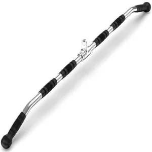LAT Pull Down Bar 48-Inch – Straight Bar Cable Attachment for Back & Upper Body Strength Training