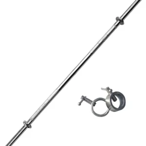 Weight Rod Straight Bar With Locks (28 MM)-6 Feet