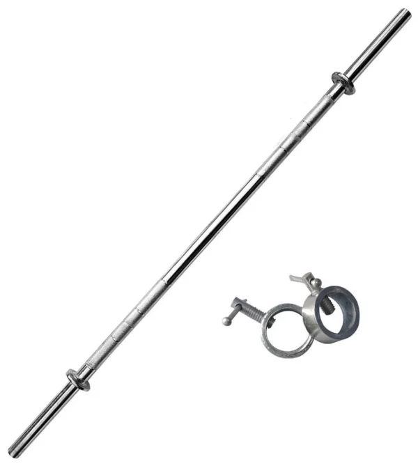 Weight Rod Straight Bar With Locks (28 MM)-6 Feet