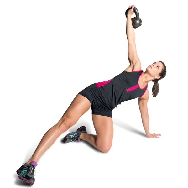 Vinyl Coated Solid Kettlebell for Gym Exercises - Image 6