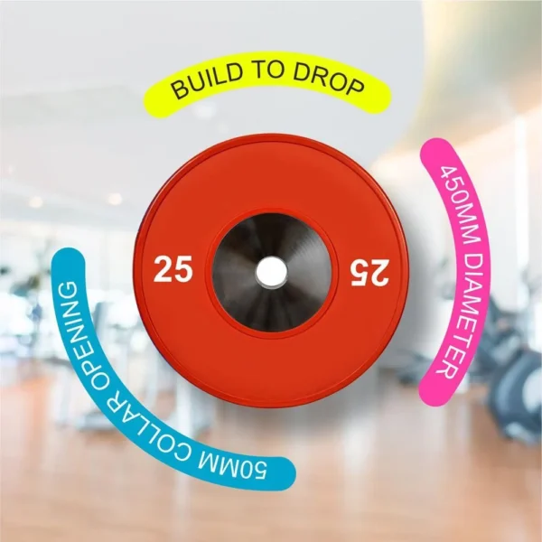 Competition Rubber Bumper Plates 2.0 -50mm - Image 9