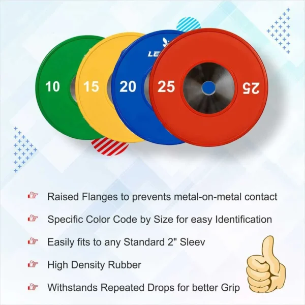 Competition Rubber Bumper Plates 2.0 -50mm - Image 6
