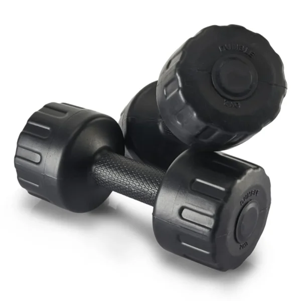 PVC Dumbbells Pack of 2 for Home Gym Fitness Barbell