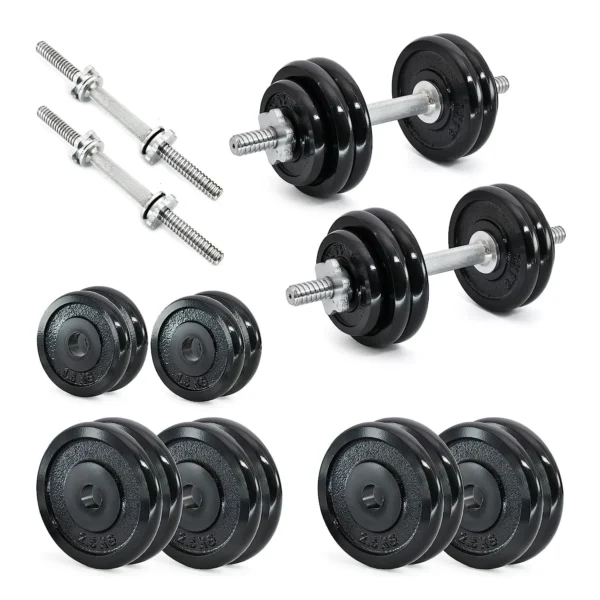 Cast Iron Spinlock Adjustable Dumbbell - Image 5
