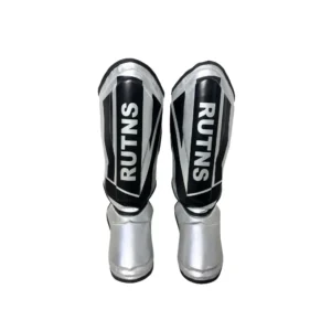 Shin Guard (Silver and Black)