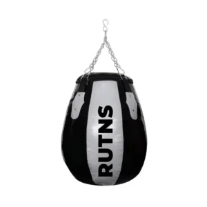 Rutns Vinyl Round Body Snatcher Punching Bag (Grey Black)