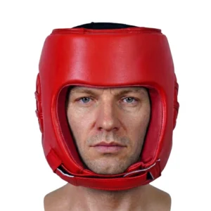 Boxing Head Guard (Microfiber) Red
