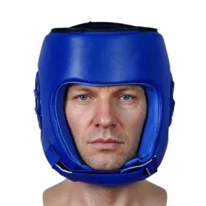 Boxing Head Guard (Microfiber) Blue