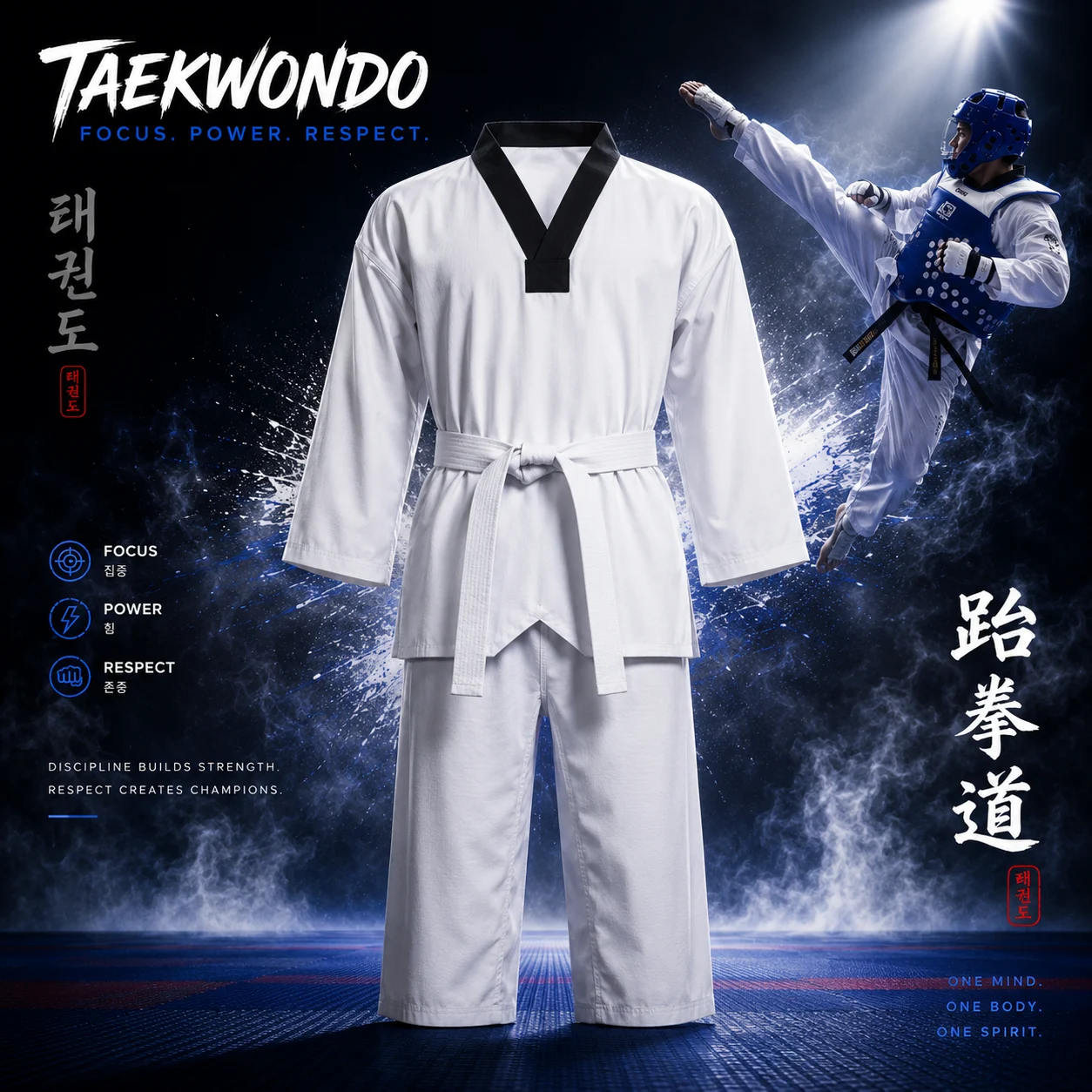 Premium Taekwondo Uniform (Dobok) for Training & Competition